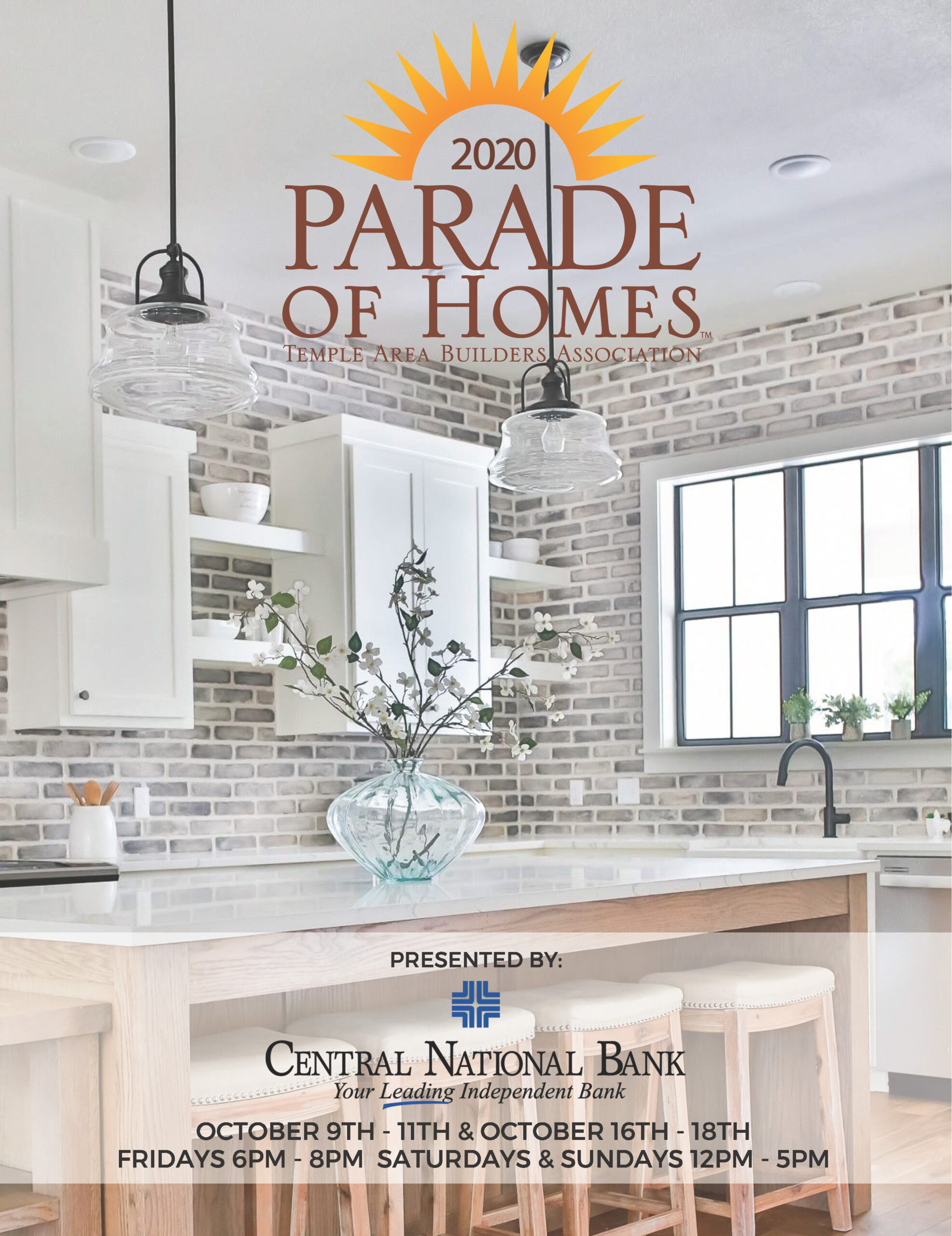 2020 Temple Area Builder's Association's Parade of Homes Magazine Cover
